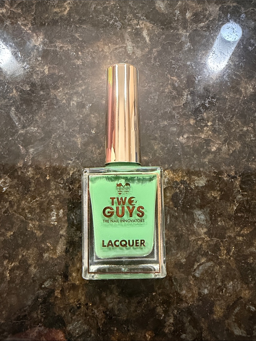 Two Guys Lacquer Nail Polish in A59 Jadeite Lacquer 0.5 fl oz New